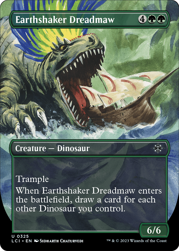 Earthshaker Dreadmaw (Borderless) [The Lost Caverns of Ixalan]