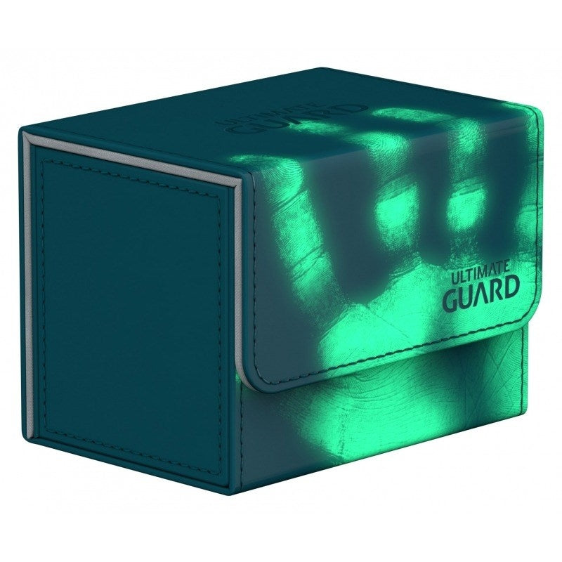 Image for SideWinder ChromiaSkin Deck Case - Petrol (Holds 80+) [Ultimate Guard Deck Boxes]
