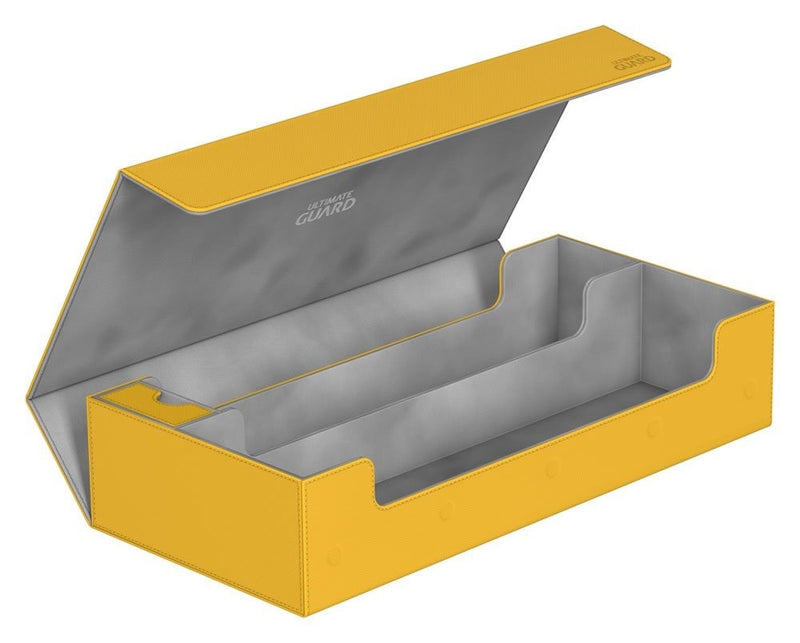 Image for Superhive XenoSkin Standard Deck Case - Amber (Holds 550+) [Ultimate Guard Deck Boxes]