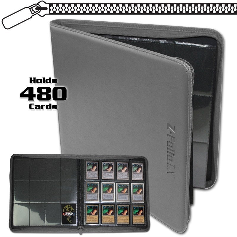 Image for Z-Folio 12-Pocket LX Album - Gray (BCWSTORAGE)