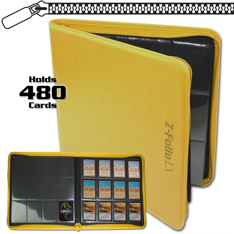 Image for Z-Folio 12-Pocket LX Album - Yellow (BCWSTORAGE)