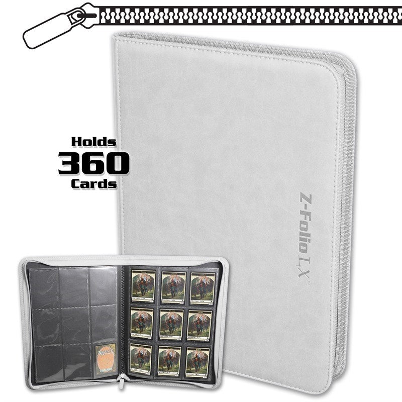 Image for Z-Folio 9-Pocket LX Album - White (BCWSTORAGE)