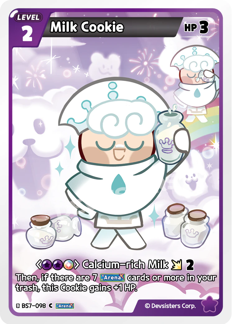 Image for Milk Cookie (BS7-098) [Arena of Glory] - CookieRun: Braverse TCG
