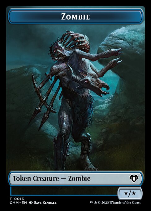 Servo // Zombie (0013) Double-Sided Token [Commander Masters Tokens]