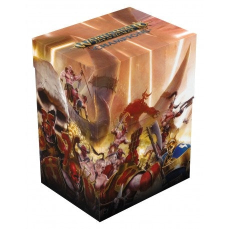 Image for Warhammer: Age of Sigmar - Champions Deck Case - Chaos vs. Order (Holds 80+) [Ultimate Guard Deck Boxes]