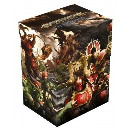 Image for Warhammer: Age of Sigmar - Champions Deck Case - Chaos vs. Destruction (Holds 80+) [Ultimate Guard Deck Boxes]