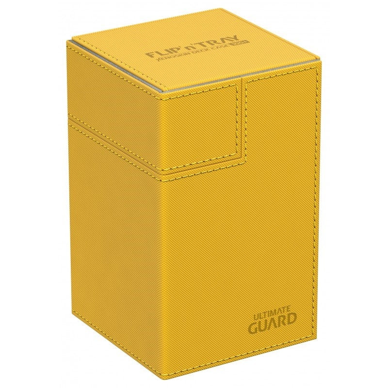 Image for Flip 'n' Tray Deck Case XenoSkin - Amber (Holds 100+) [Ultimate Guard Deck Boxes]