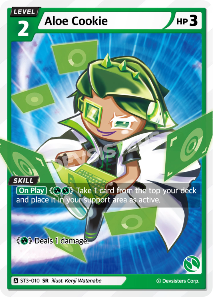 Image for Aloe Cookie (ST3-010) [Starter Deck GREEN] - CookieRun: Braverse TCG