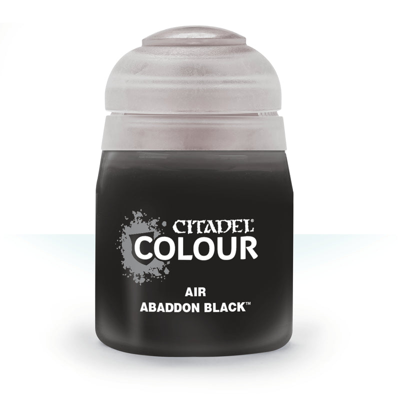 Image for Citadel Airbrush Paint: Abaddon Black (24ml) [Citadel Paint Pots]