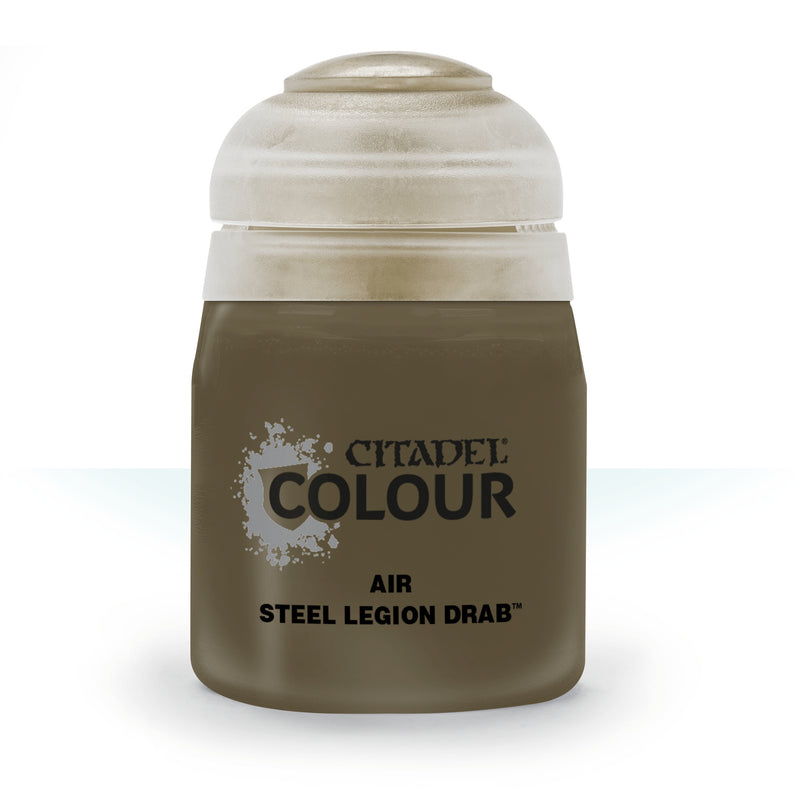Image for Citadel Airbrush Paint: Steel Legion Drab (24ml) [Citadel Paint Pots]