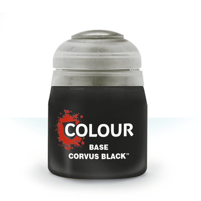 Image for Citadel Base Paint: Corvus Black (12ml) [Citadel Paint Pots]