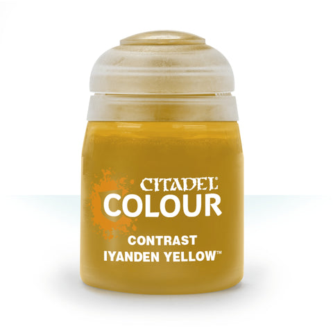 Image for Citadel Contrast Paint: Iyanden Yellow (18ml) [Citadel Paint Pots]