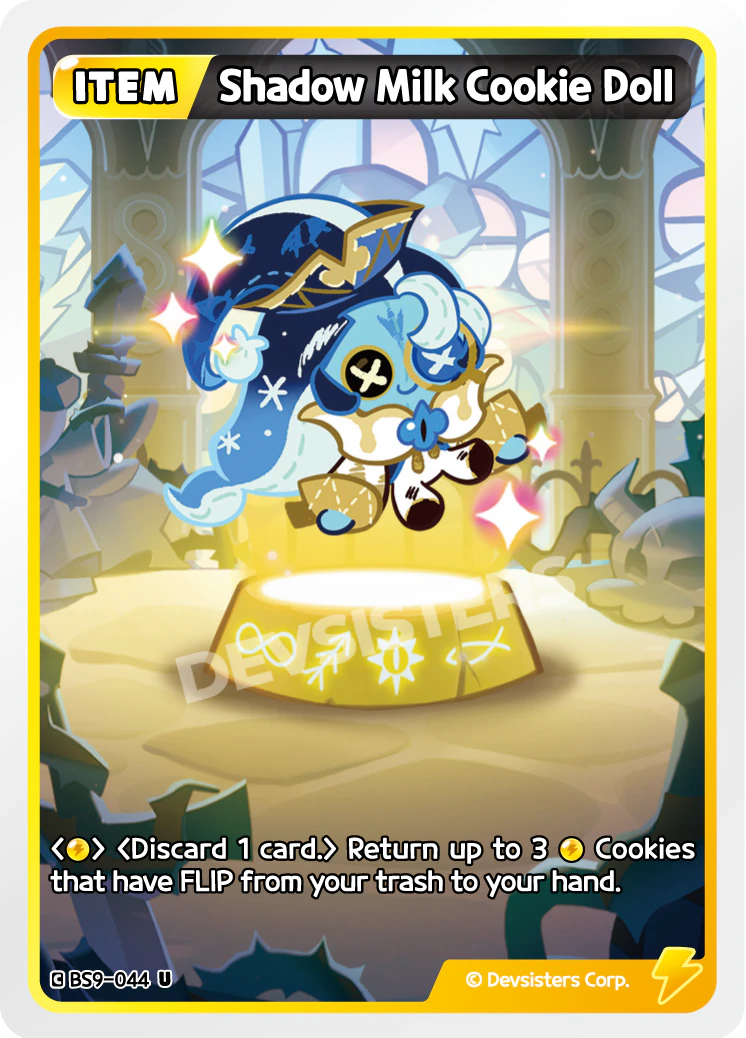 Image for Shadow Milk Cookie Doll (BS9-044) [A Game of Truth and Deceit] - CookieRun: Braverse TCG