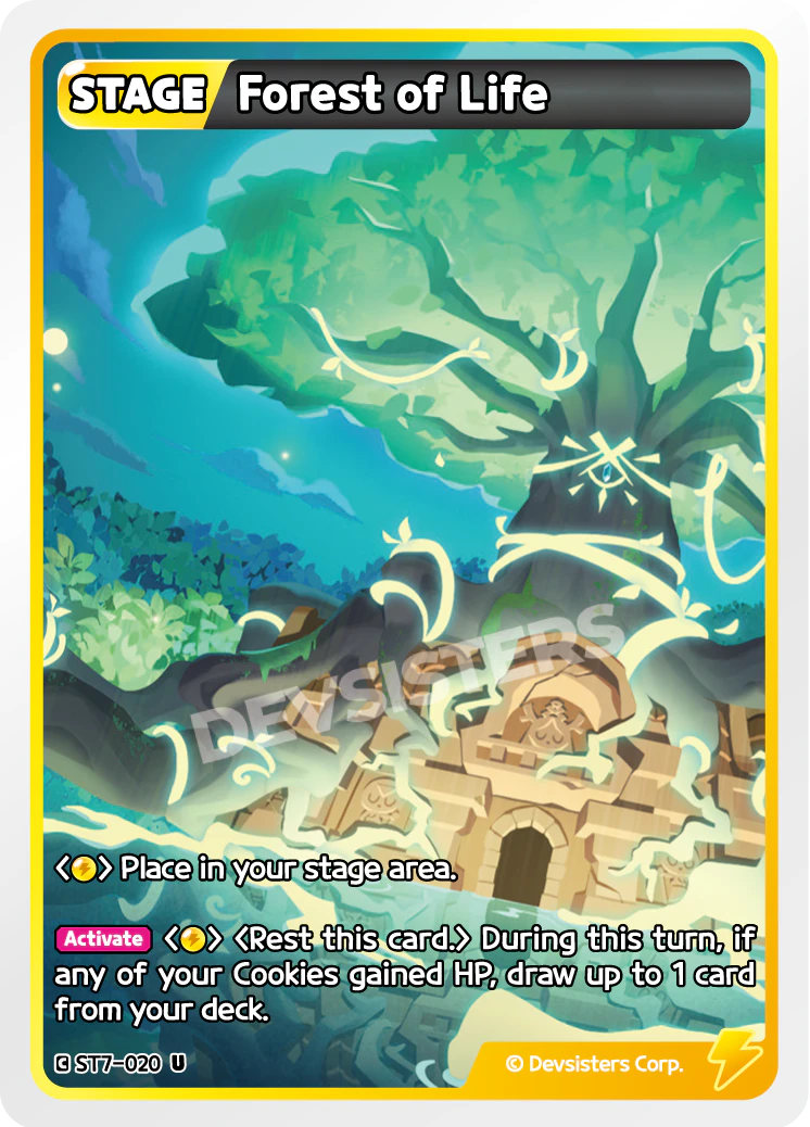 Image for Forest of Life (ST7-020) [Tree of Life] - CookieRun: Braverse TCG