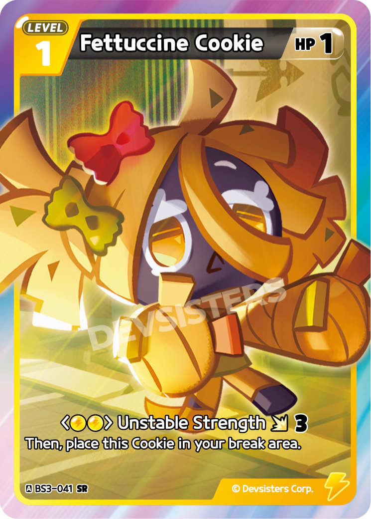Image for Fettuccine Cookie (BS3-041) [Age of Heroes and Kingdoms] - CookieRun: Braverse TCG