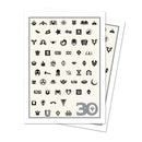 Ultra PRO: 105ct APEX Deck Protector Sleeves - 30th Anniversary