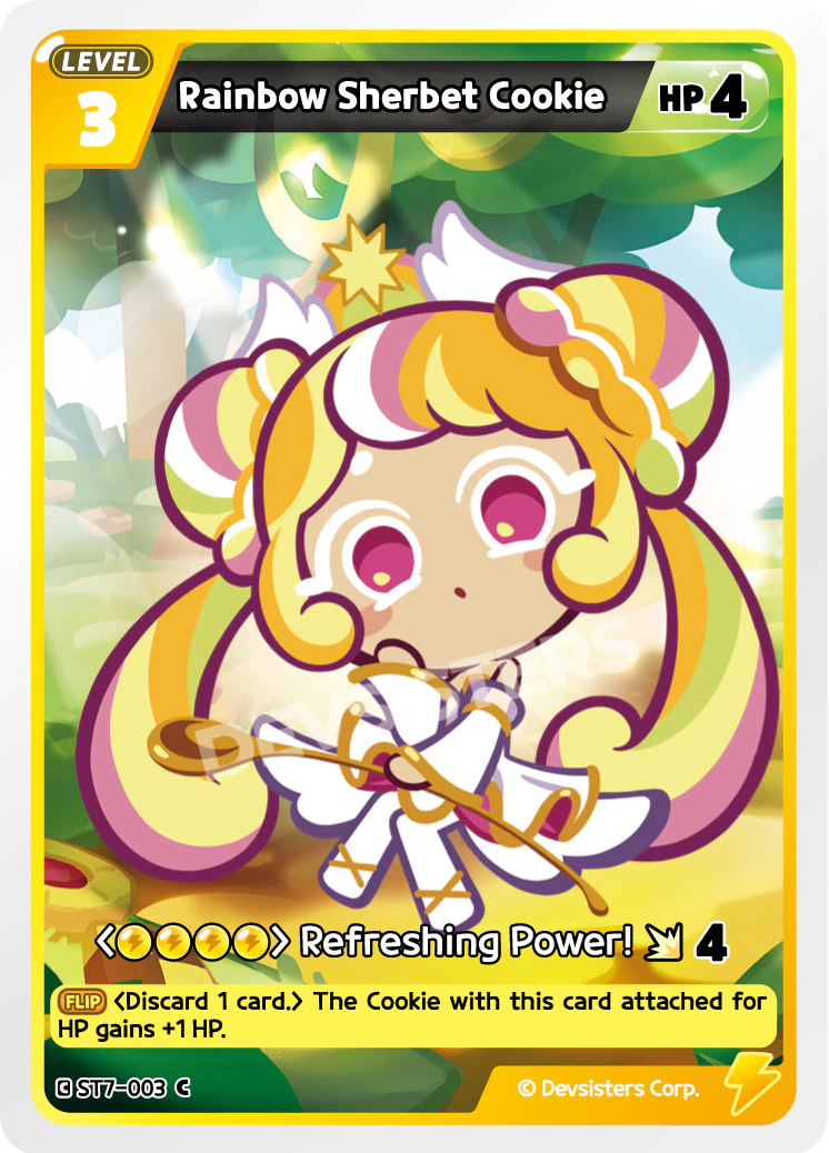 Image for Rainbow Sherbet Cookie (ST7-003) [Tree of Life] - CookieRun: Braverse TCG