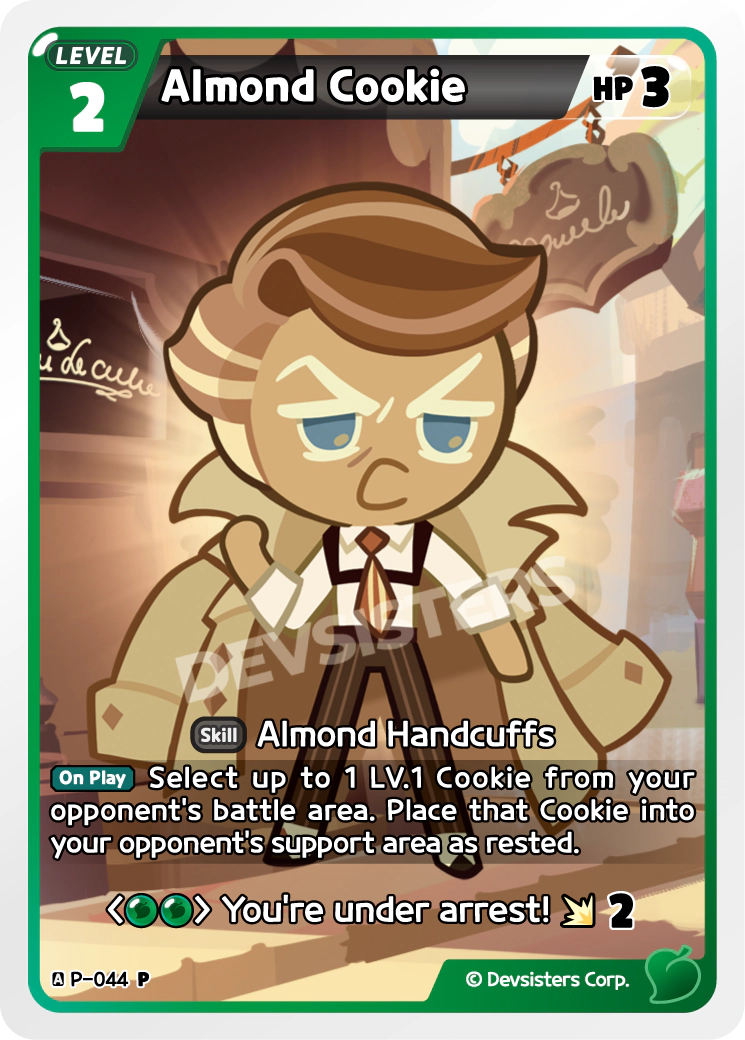 Image for Almond Cookie (P-044) [Promotion Card] - CookieRun: Braverse TCG