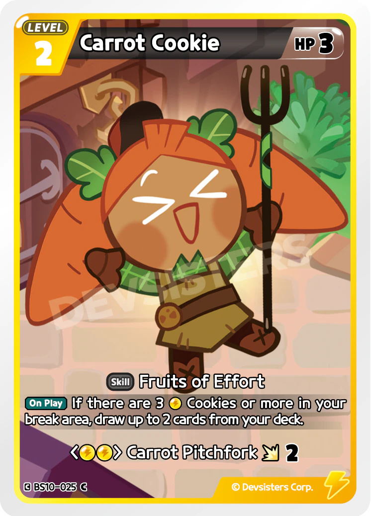 Image for Carrot Cookie (BS10-025) [Paradise of Passion & Sloth / Catacombs of Silence] - CookieRun: Braverse TCG