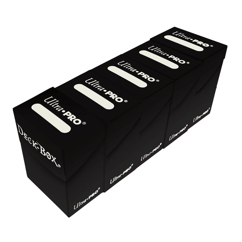 Ultra PRO: 80+ Deck Box (5-Pack / Black)