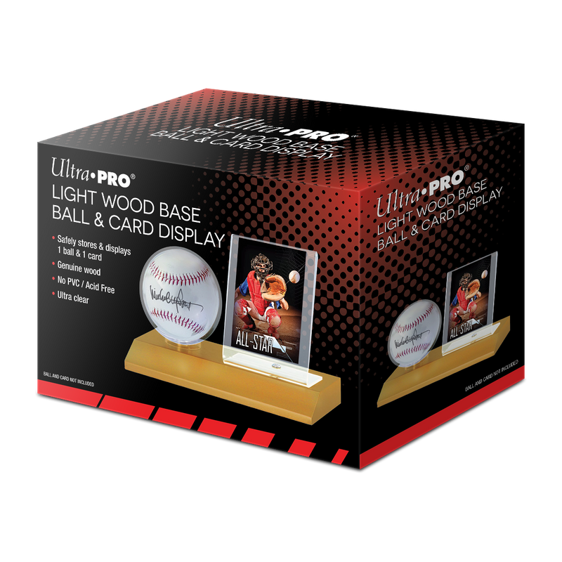 Ultra PRO: Display - Baseball & Card Wood Holder