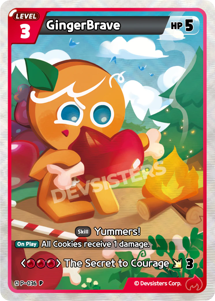 Image for GingerBrave (P-036) [Promotion Card] - CookieRun: Braverse TCG