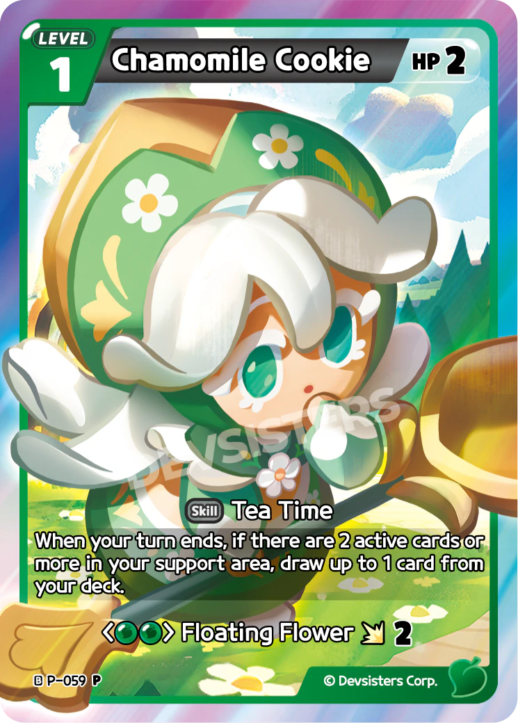 Image for Chamomile Cookie (P-059) [Promotion Card] - CookieRun: Braverse TCG