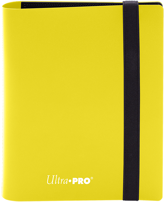 Ultra PRO: 2-Pocket PRO-Binder - Eclipse (Lemon Yellow)