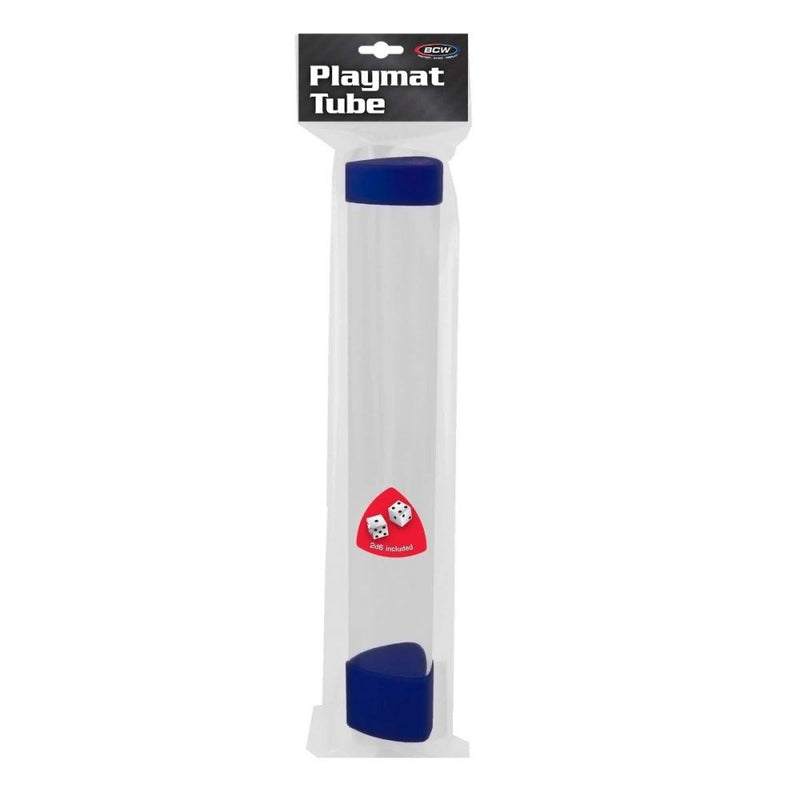 Image for BCW Playmat Tube with Dice Cap - Blue