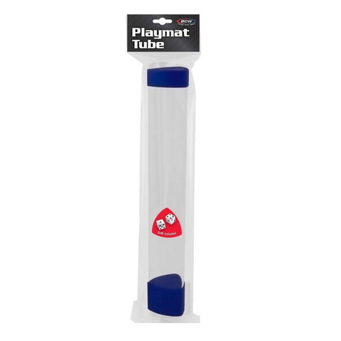 Image for BCW Playmat Tube with Dice Cap - Blue