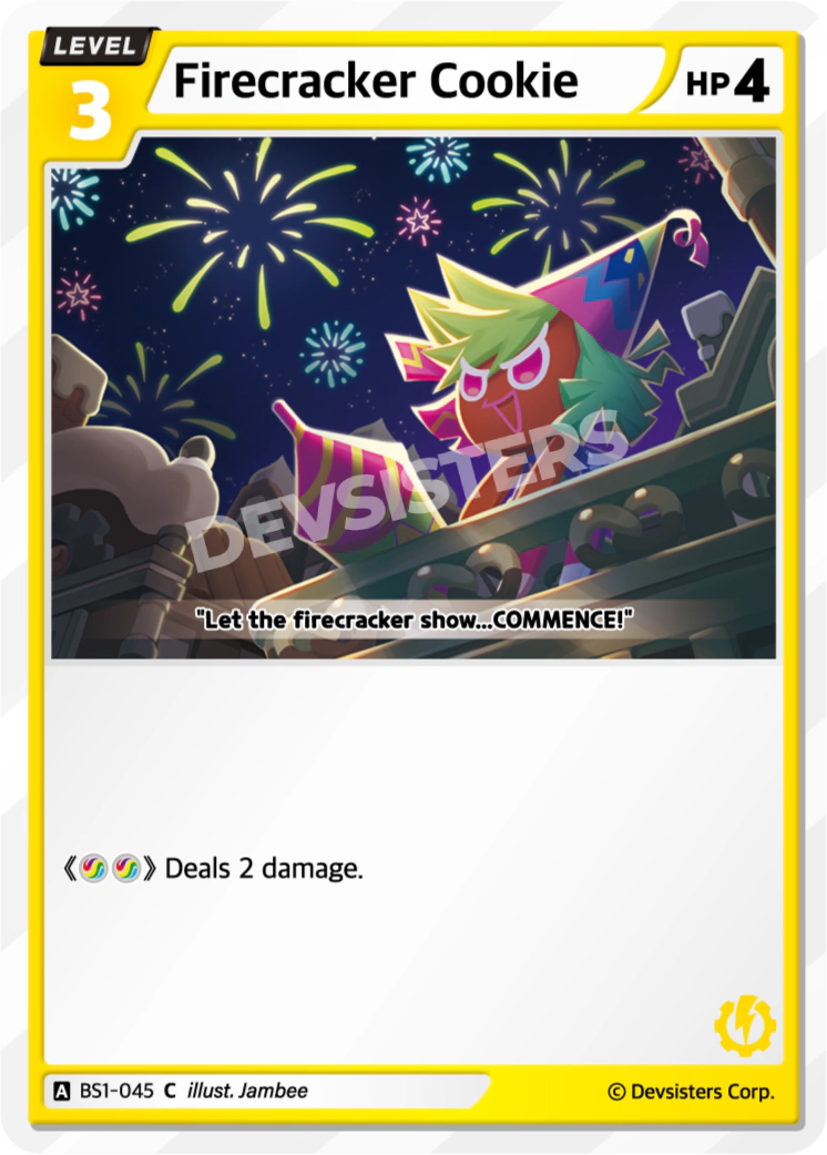 Image for Firecracker Cookie (BS1-045) [BRAVE BEGINNING] - CookieRun: Braverse TCG