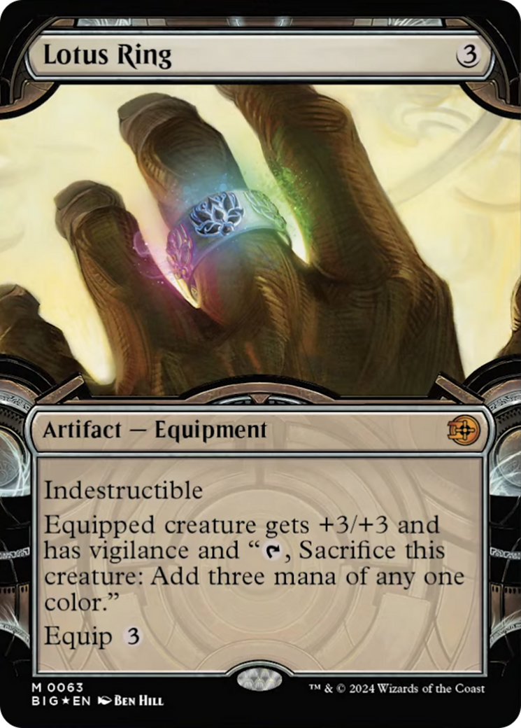 Lotus Ring (Showcase) (Raised Foil) [Outlaws of Thunder Junction: The