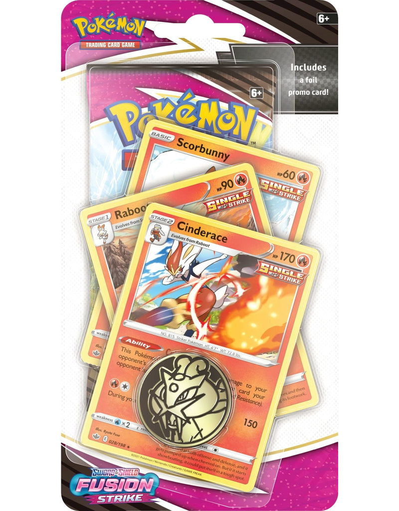 cinderace pokemon card pack Sword & Shield: Fusion Strike
