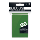Ultra PRO: Standard 50ct Sleeves - PRO-Gloss (Green)