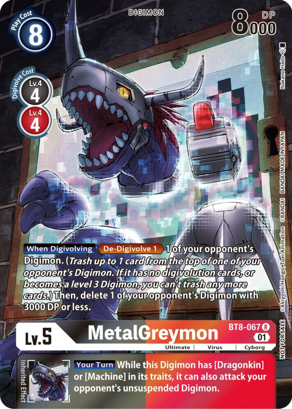 digimon metalgreymon card MetalGreymon [BT8-067] (25th Special Memorial Pack) [New Awakening Pro
