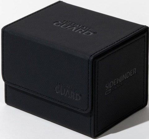 Image for SideWinder XenoSkin 100+ Monocolor Deck Case - Black [Ultimate Guard Deck Boxes]