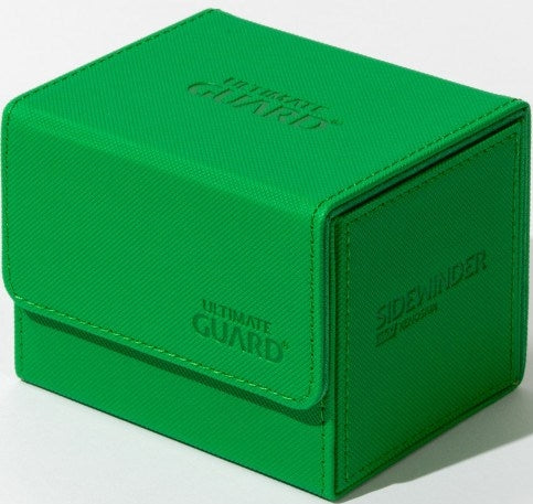 Image for SideWinder XenoSkin 100+ Monocolor Deck Case - Green [Ultimate Guard Deck Boxes]