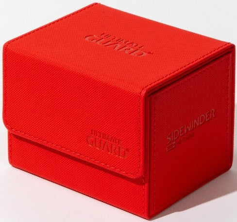 Image for SideWinder XenoSkin 100+ Monocolor Deck Case - Red [Ultimate Guard Deck Boxes]