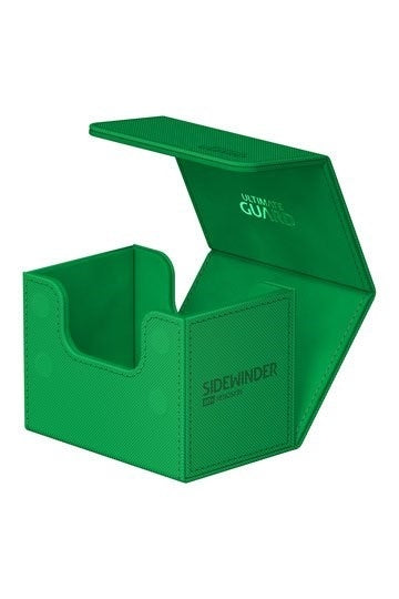 Image for SideWinder XenoSkin 80+ Monocolor Deck Case - Green [Ultimate Guard Deck Boxes]