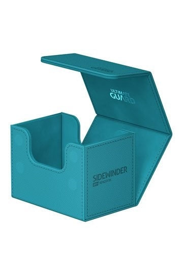 Image for SideWinder XenoSkin 80+ Monocolor Deck Case - Petrol [Ultimate Guard Deck Boxes]