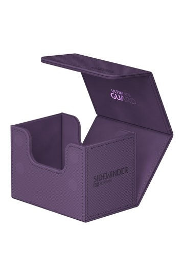 Image for SideWinder XenoSkin 80+ Monocolor Deck Case - Purple [Ultimate Guard Deck Boxes]