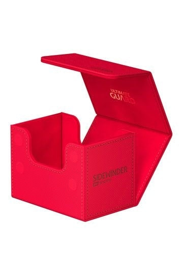 Image for SideWinder XenoSkin 80+ Monocolor Deck Case - Red [Ultimate Guard Deck Boxes]