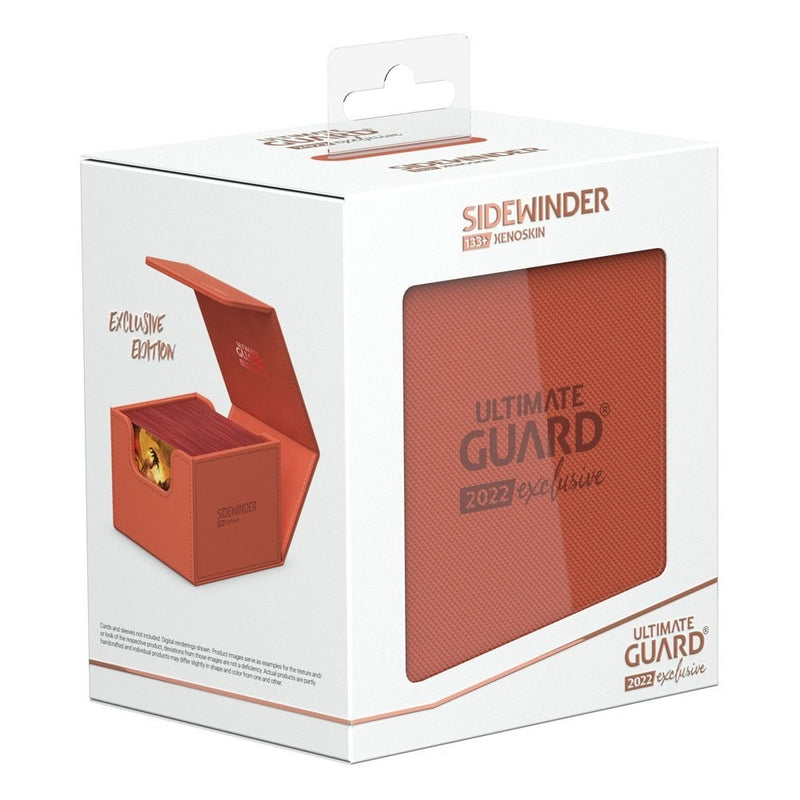 Image for SideWinder XenoSkin 133+ Monocolor Deck Case - Dark Orange [Ultimate Guard Deck Boxes]