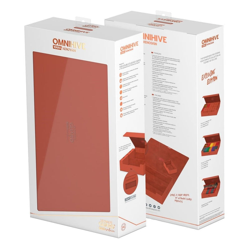 Image for Omnihive 1000+ Xenoskin - Dark Orange [Ultimate Guard Deck Boxes]