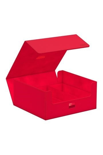 Image for TreasureHive XenoSkin 90+ Monocolor Deck Case - Red [Ultimate Guard Deck Boxes]