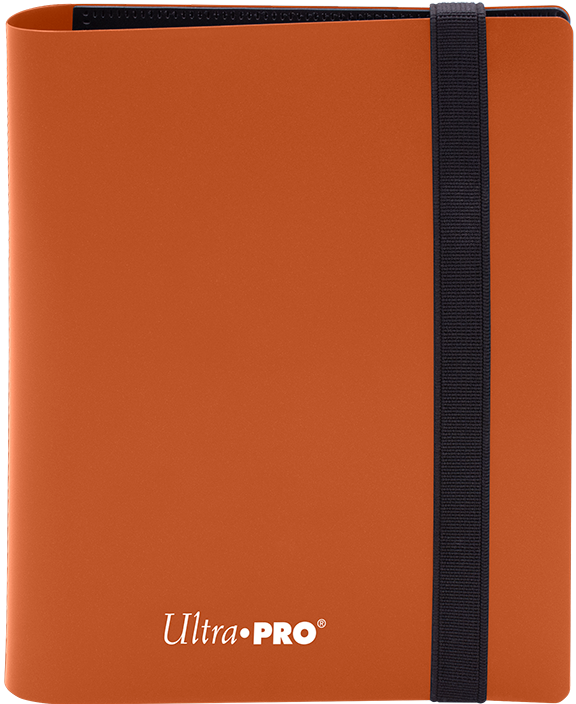 Ultra PRO: 2-Pocket PRO-Binder - Eclipse (Pumpkin Orange)