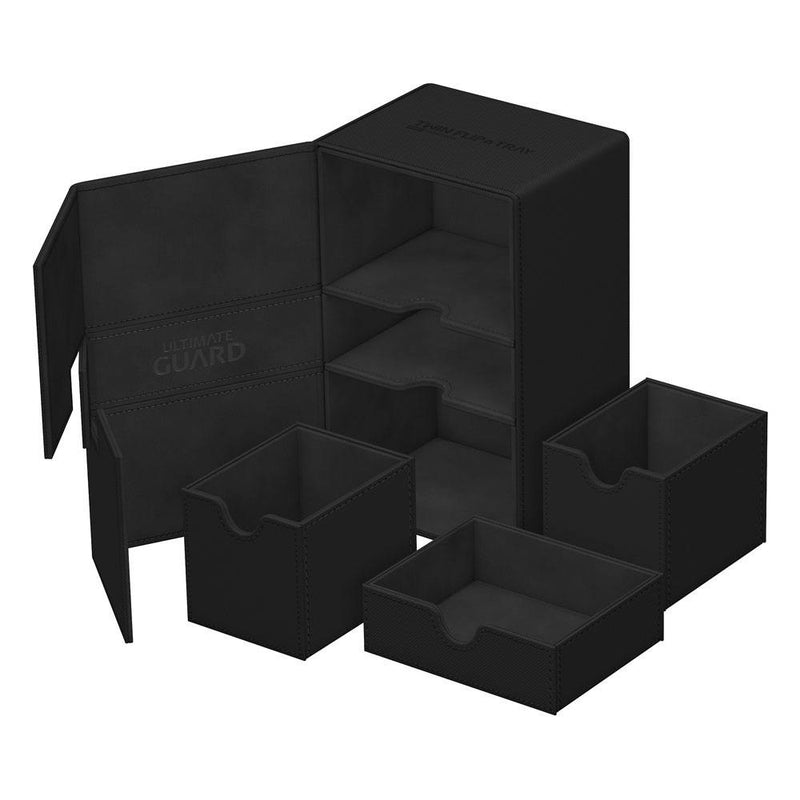 Image for Twin Flip`n`Tray XenoSkin Monocolor - Black (Holds 160+) [Ultimate Guard Deck Boxes]
