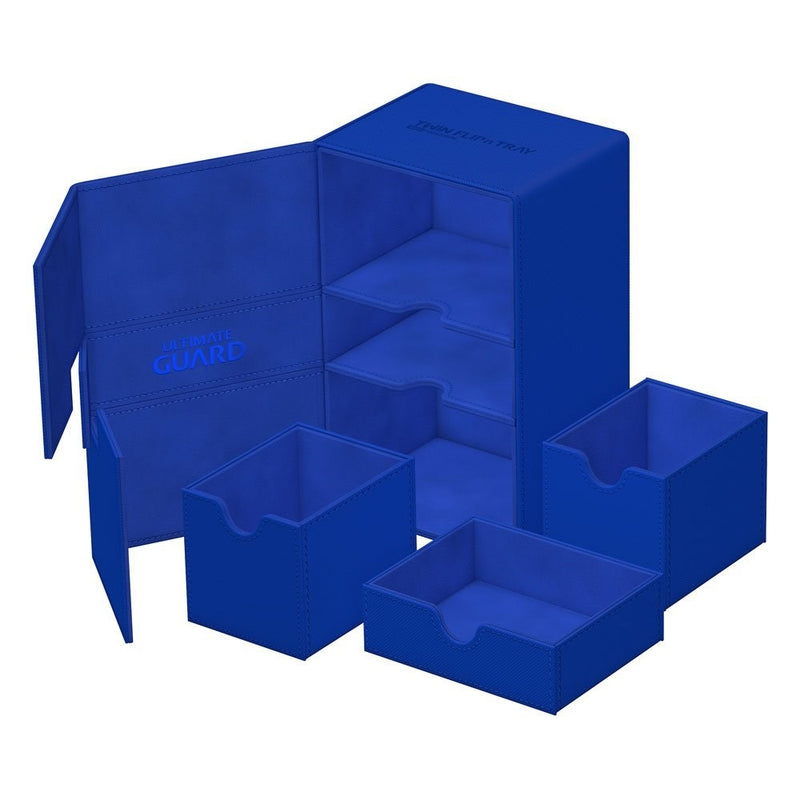Image for Twin Flip`n`Tray XenoSkin Monocolor - Blue (Holds 160+) [Ultimate Guard Deck Boxes]