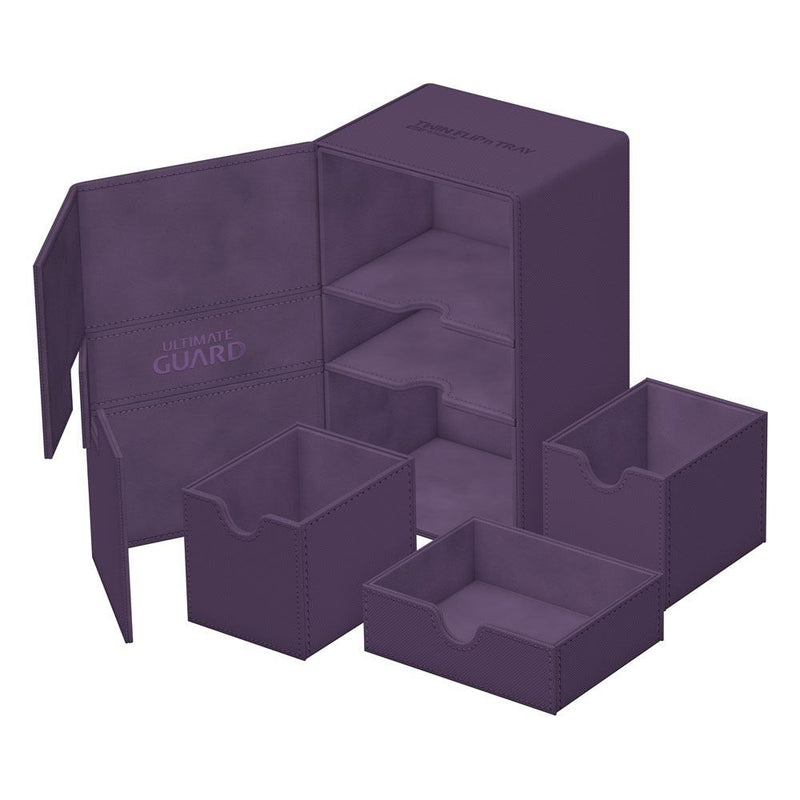 Image for Twin Flip`n`Tray XenoSkin Monocolor - Purple (Holds 160+) [Ultimate Guard Deck Boxes]