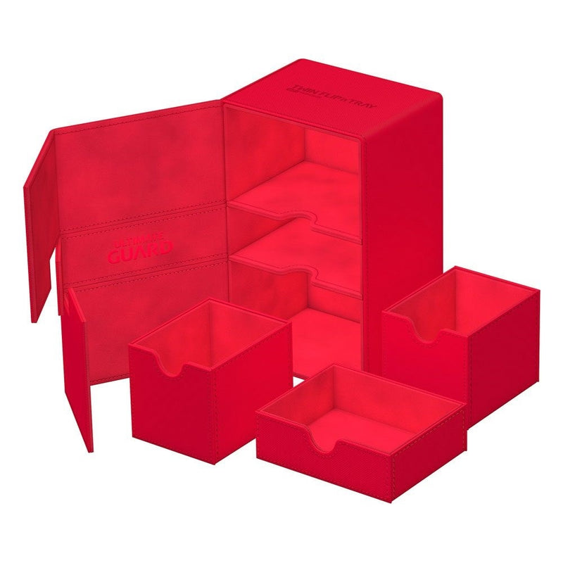 Image for Twin Flip`n`Tray XenoSkin Monocolor - Red (Holds 160+) [Ultimate Guard Deck Boxes]
